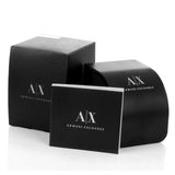 Buy Shop Armani Exchange Cayde Chronograph Black Dial Black Leather Strap Watch for Men - AX2745 USA Online