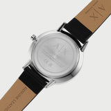 Buy Shop Armani Exchange Cayde Chronograph Black Dial Black Leather Strap Watch for Men - AX2745 USA Online