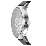 Buy Shop Armani Exchange Cayde Chronograph Black Dial Black Leather Strap Watch for Men - AX2745 USA Online