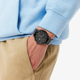 Buy Shop Armani Exchange Cayde Chronograph Black Dial Black Mesh Strap Watch For Men - AX2716 USA Online