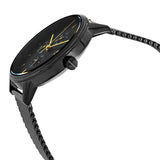 Buy Shop Armani Exchange Cayde Chronograph Black Dial Black Mesh Strap Watch For Men - AX2716 USA Online