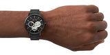 Buy Shop Armani Exchange Cayde Chronograph Black Dial Black Steel Strap Watch for Men - AX2748 USA Online