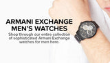 Buy Shop Armani Exchange Cayde Chronograph Black Dial Black Steel Strap Watch for Men - AX2748 USA Online
