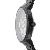 Buy Shop Armani Exchange Cayde Chronograph Black Dial Black Steel Strap Watch for Men - AX2748 USA Online