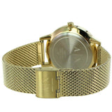 Buy Shop Armani Exchange Cayde Chronograph Black Dial Gold Mesh Strap Watch For Men - AX2715 USA Online