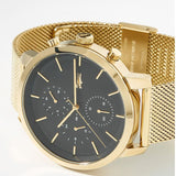 Buy Shop Armani Exchange Cayde Chronograph Black Dial Gold Mesh Strap Watch For Men - AX2715 USA Online