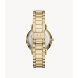 Buy Shop Armani Exchange Cayde Chronograph Black Dial Gold Steel Strap Watch for Men - AX2747 USA Online
