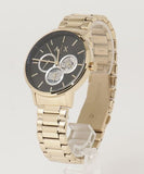 Buy Shop Armani Exchange Cayde Chronograph Black Dial Gold Steel Strap Watch for Men - AX2747 USA Online