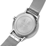Buy Shop Armani Exchange Cayde Chronograph Black Dial Silver Mesh Strap Watch For Men - AX2714 USA Online