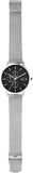 Buy Shop Armani Exchange Cayde Chronograph Black Dial Silver Mesh Strap Watch For Men - AX2714 USA Online