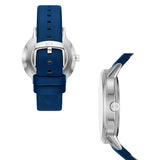 Buy Shop Armani Exchange Cayde Chronograph Blue Dial Blue Leather Strap Watch for Men - AX2746 USA Online