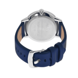 Buy Shop Armani Exchange Cayde Chronograph Blue Dial Blue Leather Strap Watch for Men - AX2746 USA Online