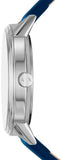 Buy Shop Armani Exchange Cayde Chronograph Blue Dial Blue Leather Strap Watch for Men - AX2746 USA Online
