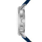 Buy Shop Armani Exchange Cayde Chronograph Blue Dial Blue Leather Strap Watch for Men - AX2746 USA Online