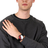 Buy Shop Armani Exchange Cayde Multicolor Dial Black Steel Strap Watch For Men - AX2725 USA Online