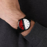 Buy Shop Armani Exchange Cayde Multicolor Dial Black Steel Strap Watch For Men - AX2725 USA Online