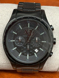 Buy Shop Armani Exchange Chronograph Black Dial Black Steel Strap Watch for Men - AX1058 USA Online