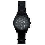 Buy Shop Armani Exchange Chronograph Black Dial Black Steel Strap Watch for Men - AX1058 USA Online