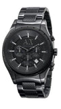 Buy Shop Armani Exchange Chronograph Black Dial Black Steel Strap Watch for Men - AX1058 USA Online