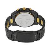 Buy Shop Armani Exchange Chronograph Black Dial Black Steel Strap Watch For Men - AX1604 USA Online
