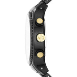 Buy Shop Armani Exchange Chronograph Black Dial Black Steel Strap Watch For Men - AX1604 USA Online
