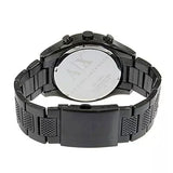 Buy Shop Armani Exchange Chronograph Black Dial Black Steel Strap Watch For Men - AX1605 USA Online
