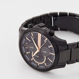 Buy Shop Armani Exchange Chronograph Black Dial Black Steel Strap Watch For Men - AX2429 USA Online