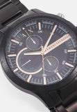 Buy Shop Armani Exchange Chronograph Black Dial Black Steel Strap Watch For Men - AX2429 USA Online