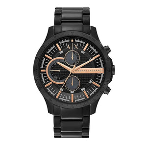 Buy Shop Armani Exchange Chronograph Black Dial Black Steel Strap Watch For Men - AX2429 USA Online