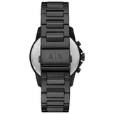 Buy Shop Armani Exchange Chronograph Black Dial Black Steel Strap Watch For Men - AX7140 USA Online