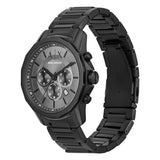 Buy Shop Armani Exchange Chronograph Black Dial Black Steel Strap Watch For Men - AX7140 USA Online