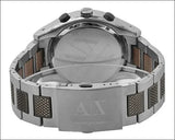 Buy Shop Armani Exchange Chronograph Black Dial Silver Steel Strap Watch For Men - AX1093 USA Online