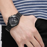 Buy Shop Armani Exchange Drexler Chronograph Black Dial Black Steel Strap Watch For Men - AX2601 USA Online