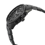 Buy Shop Armani Exchange Drexler Chronograph Black Dial Black Steel Strap Watch For Men - AX2601 USA Online