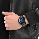 Buy Shop Armani Exchange Drexler Chronograph Black Dial Black Steel Strap Watch For Men - AX2615 USA Online