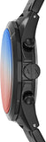 Buy Shop Armani Exchange Drexler Chronograph Black Dial Black Steel Strap Watch For Men - AX2615 USA Online