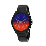 Buy Shop Armani Exchange Drexler Chronograph Black Dial Black Steel Strap Watch For Men - AX2615 USA Online