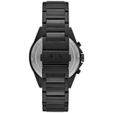 Buy Shop Armani Exchange Drexler Chronograph Black Dial Black Steel Strap Watch For Men - AX2639 USA Online