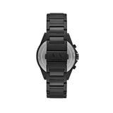 Buy Shop Armani Exchange Drexler Chronograph Black Dial Black Steel Strap Watch For Men - AX2639 USA Online