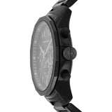 Buy Shop Armani Exchange Drexler Chronograph Black Dial Black Steel Strap Watch For Men - AX2639 USA Online