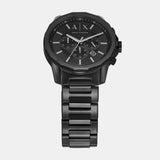 Buy Shop Armani Exchange Drexler Chronograph Black Dial Black Steel Strap Watch For Men - AX2639 USA Online