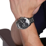 Buy Shop Armani Exchange Drexler Chronograph Black Dial Silver Steel Strap Watch for Men - AX2600 USA Online