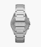 Buy Shop Armani Exchange Drexler Chronograph Black Dial Silver Steel Strap Watch for Men - AX2600 USA Online