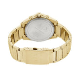Buy Shop Armani Exchange Drexler Chronograph Gold Dial Gold Steel Strap Watch For Men - AX2602 USA Online
