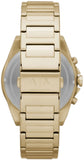 Buy Shop Armani Exchange Drexler Chronograph Gold Dial Gold Steel Strap Watch For Men - AX2602 USA Online