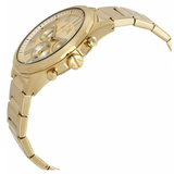 Buy Shop Armani Exchange Drexler Chronograph Gold Dial Gold Steel Strap Watch For Men - AX2602 USA Online