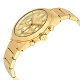 Buy Shop Armani Exchange Drexler Chronograph Gold Dial Gold Steel Strap Watch For Men - AX2602 USA Online