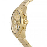 Buy Shop Armani Exchange Drexler Chronograph Gold Dial Gold Steel Strap Watch For Men - AX2602 USA Online