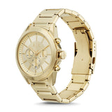 Buy Shop Armani Exchange Drexler Chronograph Gold Dial Gold Steel Strap Watch For Men - AX2602 USA Online
