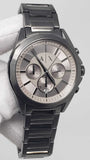 Buy Shop Armani Exchange Drexler Chronograph Grey Dial Grey Steel Strap Watch For Men - AX2603 USA Online